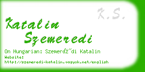 katalin szemeredi business card
